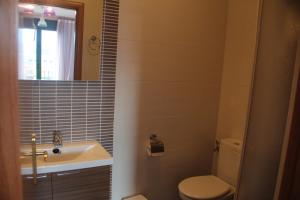 Koupelna v ubytování Hostal Maury