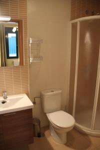Koupelna v ubytování Hostal Maury