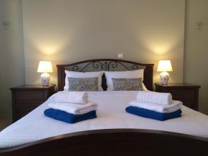 A bed or beds in a room at Villa Ypsilon