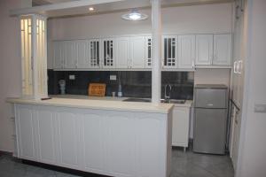 Virtuvė arba virtuvėlė apgyvendinimo įstaigoje Ballo Apartments