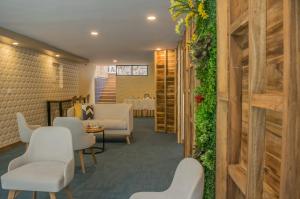 Posezení v ubytování Hotel Montes De La Castellana