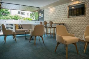 Posezení v ubytování Hotel Montes De La Castellana
