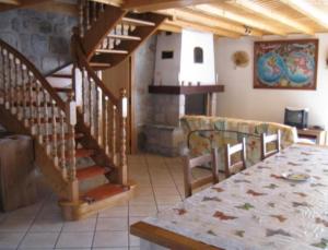 Posezení v ubytování la maison de pierre