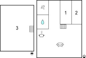 schéma de l'algorithme proposé pour déterminer le nombre d'ions dans un gaz dans l'établissement 3 Bedroom Awesome Home In Sysslebck, à Branäs