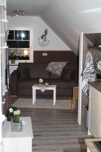 Posezení v ubytování Ferienwohnung Elbkoje