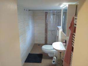 Koupelna v ubytování Ferienwohnung Schleich + 1 fotografie