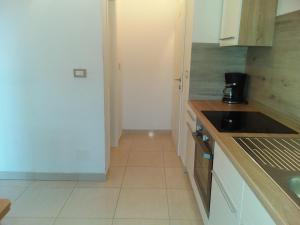 Kuchyň nebo kuchyňský kout v ubytování House apartments Ariamare