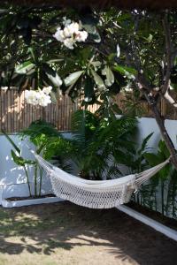 Ein Garten an der Unterkunft Bamboo Bungalows