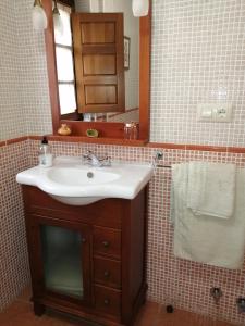 Koupelna v ubytování APARTAMENTOS RURALES EL PRIVILEGIO