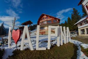 Complex Turistic Alpina Blazna Sant semasa musim sejuk