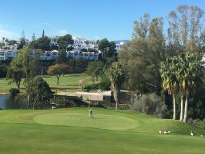 Golf pri vile alebo okolí