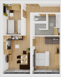 Kuchyňa alebo kuchynka v ubytovaní Haus Löger Apartments Pyhrn Priel