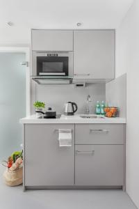 Kuchyň nebo kuchyňský kout v ubytování VISIONAPARTMENTS Lucerne - contactless check-in + 37 fotografií