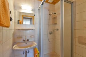 Koupelna v ubytování Bauernhof Strasserhof