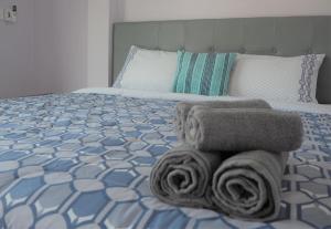 Postel nebo postele na pokoji v ubytování Maharak Resort