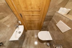 Koupelna v ubytování Residence Terčino Údolí