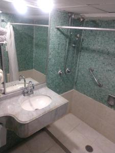 Ein Badezimmer in der Unterkunft Hotel Maya Tabasco