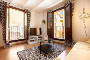 Posteľ alebo postele v izbe v ubytovaní Beautiful Apartment in Abat Street by Batuecas