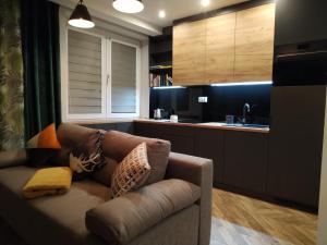 Kuchyňa alebo kuchynka v ubytovaní Apartament Skrytka