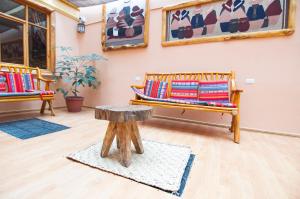 Postel nebo postele na pokoji v ubytování Hotel Santafe Inn