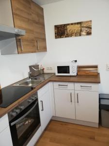 Kuchnia lub aneks kuchenny w obiekcie Ferienwohnung Schmied 3