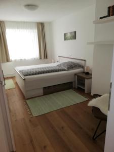Łóżko lub łóżka w pokoju w obiekcie Ferienwohnung Schmied 3