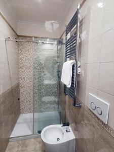 Koupelna v ubytování Hotel Valentino Palace