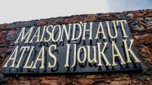 Certifikát, hodnocení, plakát nebo jiný dokument vystavený v ubytování Atlas Ijoukak