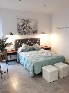 Postel nebo postele na pokoji v ubytování Apartamento pleno centro Wallada