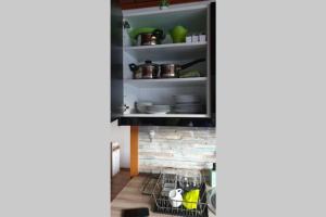Kuchyň nebo kuchyňský kout v ubytování Mia Apartman, Eisenerz