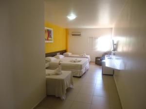 Cama ou camas em um quarto em Hotel Des Basques
