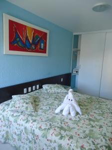 Cama ou camas em um quarto em Hotel Des Basques