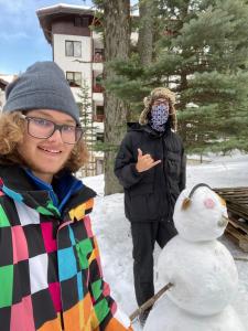 Flora Ski-slope Studio Apartment during the winter