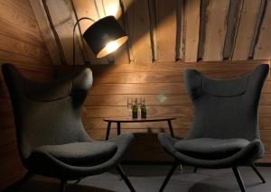 Posezení v ubytování Wilderness Hotel Nangu & Igloos