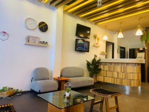 TV a/nebo společenská místnost v ubytování Daraya Hostel