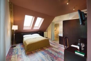 Posteľ alebo postele v izbe v ubytovaní Weingartenhotel Harkamp Südsteiermark
