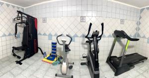 Fitness centrum a/nebo fitness zařízení v ubytování Hotel Castiglione