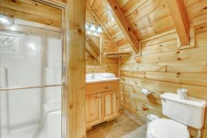 Koupelna v ubytování Treehouse