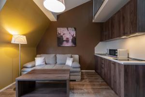 Kuchyň nebo kuchyňský kout v ubytování Empress Boutique Hotel