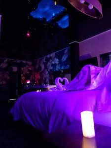 Postel nebo postele na pokoji v ubytování Suite Calypso