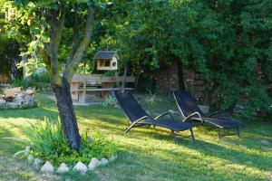 Ein Garten an der Unterkunft House of LoVra