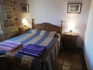 Krevet ili kreveti u jedinici u objektu Casa Rural S. Antonio
