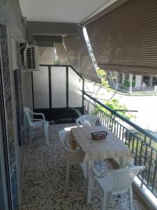 A balcony or terrace at Zoi Apartments