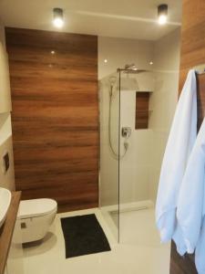 Kúpeľňa v ubytovaní Apartamenty przy Gimnazjalnej