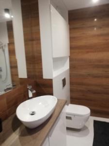 Kúpeľňa v ubytovaní Apartamenty przy Gimnazjalnej