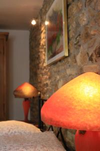 Postel nebo postele na pokoji v ubytování Hotel Weingewolbe