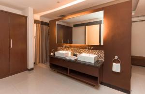 Ein Bett oder Betten in einem Zimmer der Unterkunft Villa Cascade