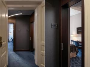 TV a/nebo společenská místnost v ubytování Hotel KINGS COURT