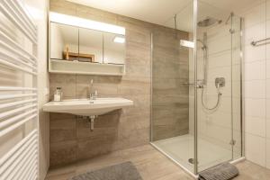 Ванна кімната в Landhaus Seiringer Apartments