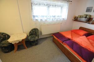 Postel nebo postele na pokoji v ubytování Privat Greenland
